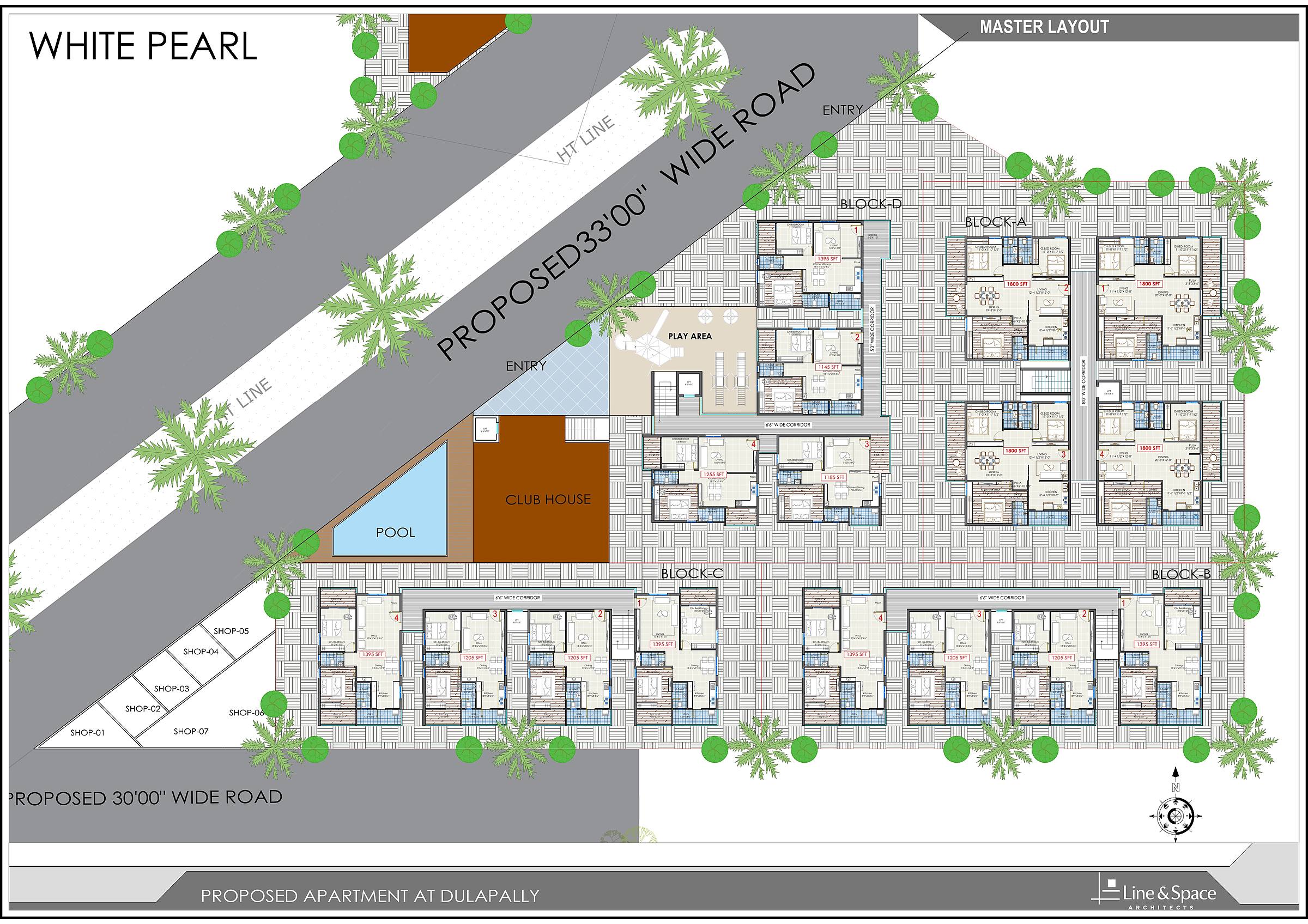 White Pearl master plan, sheet 1