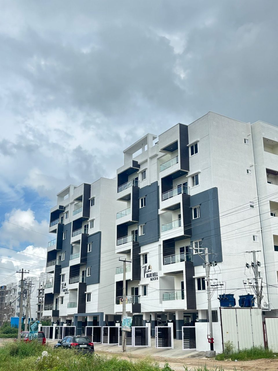Construction progress: exterior finishing, October 2024